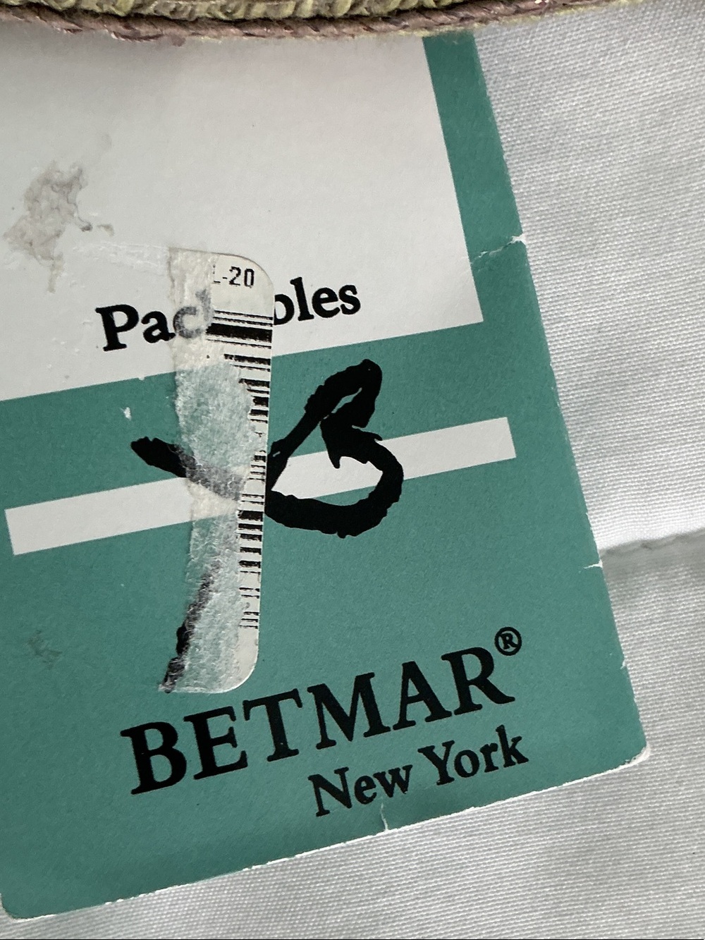 Betmar New York - Woman’s Woven Packable Sun Hat in Olive/Brown - Picture 11 of 12